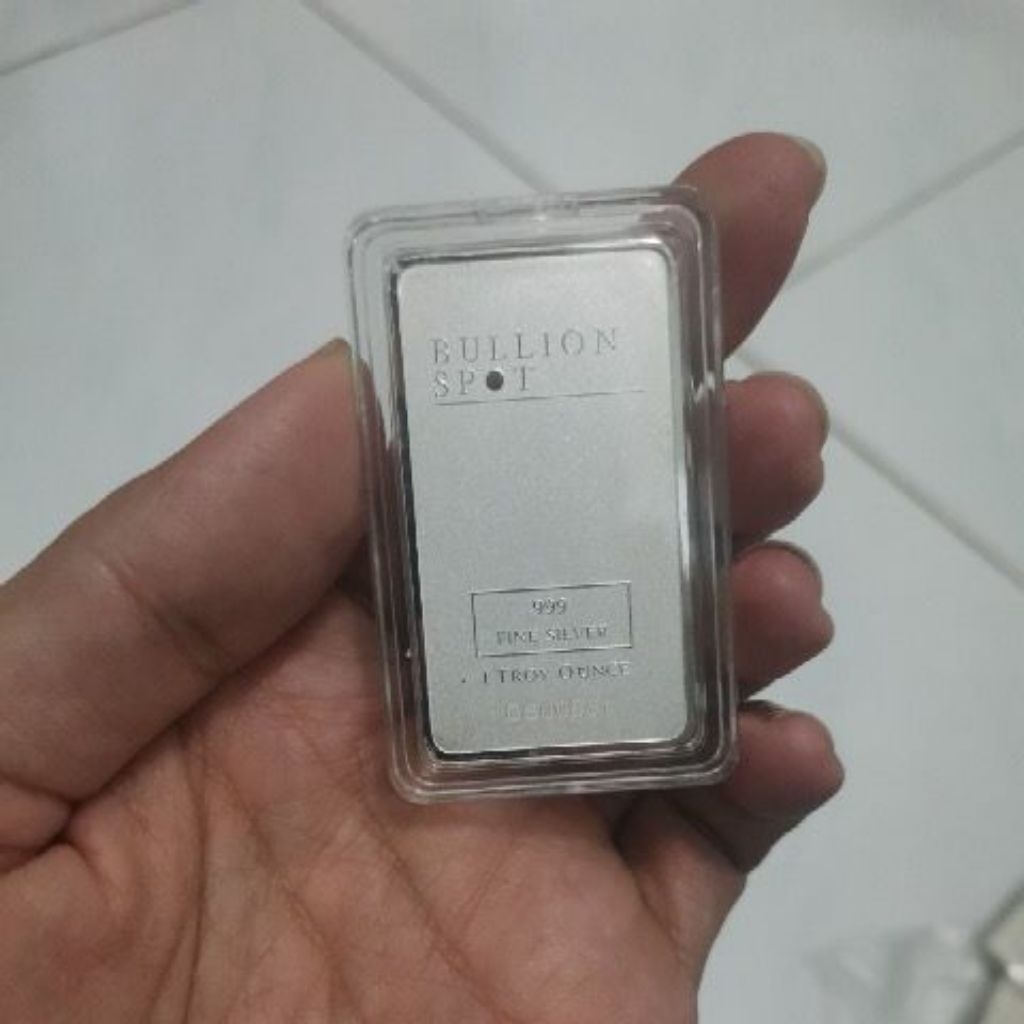 Perak Batangan Bullion Spot 1 troy ounce