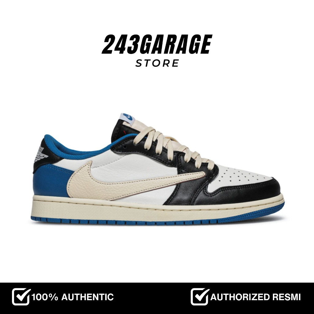Air Jordan 1 Low Fragment x Travis Scott Sneakers Resmi