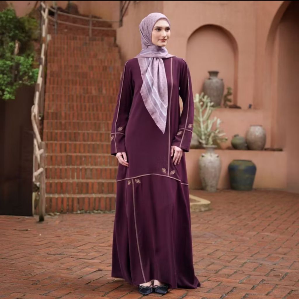 ZB - Amalia Dress - Gamis Motif Palestina Cantik