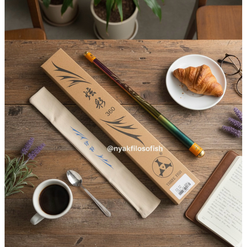 joran tegek pancing threefish Xuancai