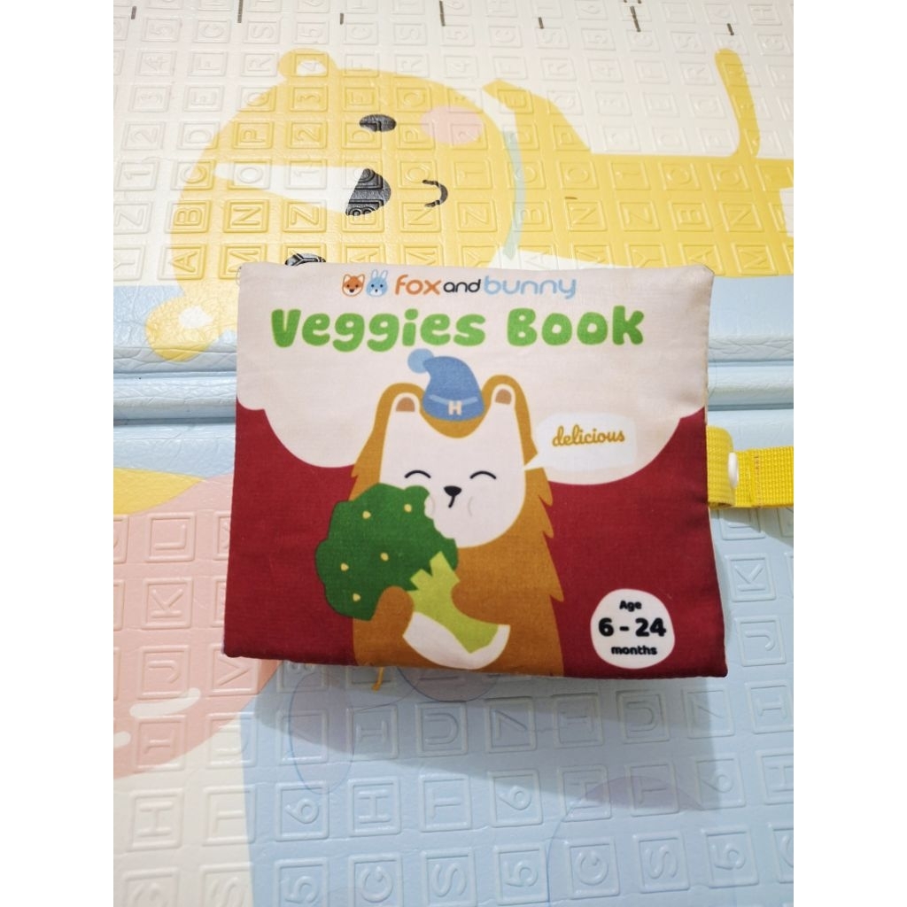 Softbook Buku Kain Bayi Anak Preloved Fox and Bunny