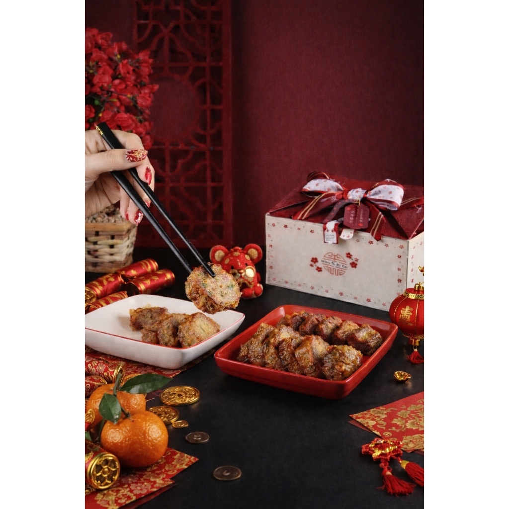 PROSPERITY CNY Hampers Imlek | Hekeng FROZEN | FULL Babi Ayam Udang Premium