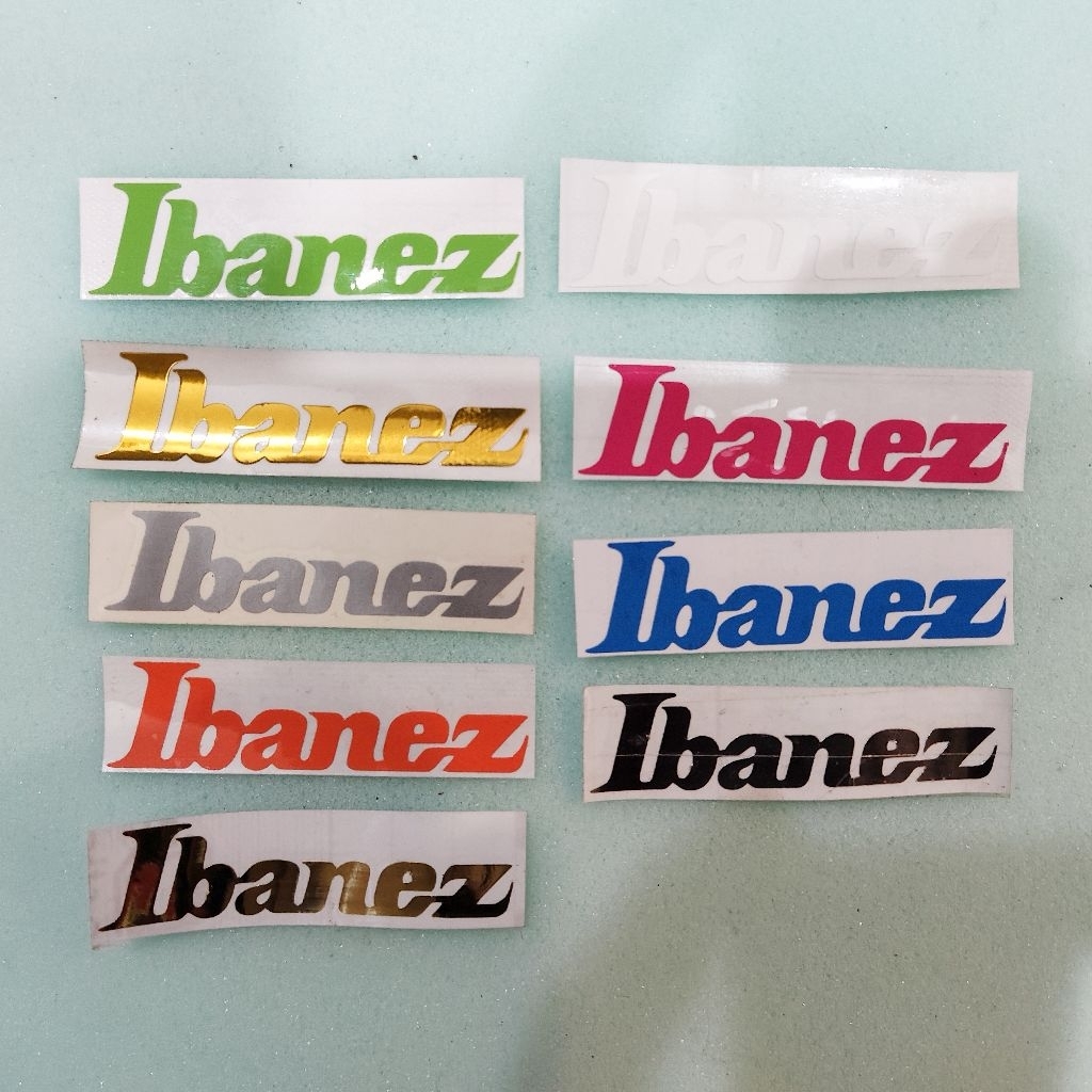 Decal Stiker Head Neck Gitar Ibanez