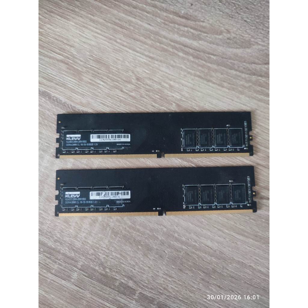 Ram Klevv 16Gb 2x8Gb ddr4 Pc 2666