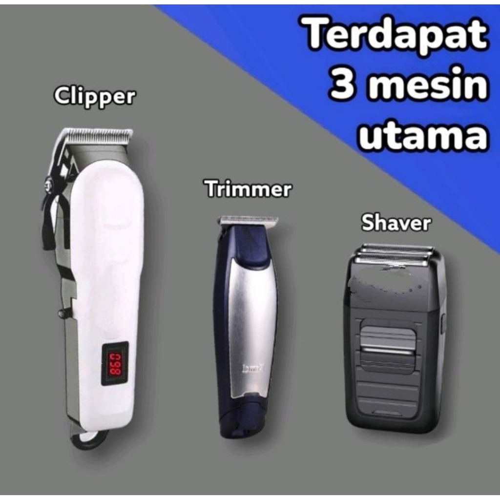 PAKET ALAT CUKUR  BARBERSHOP