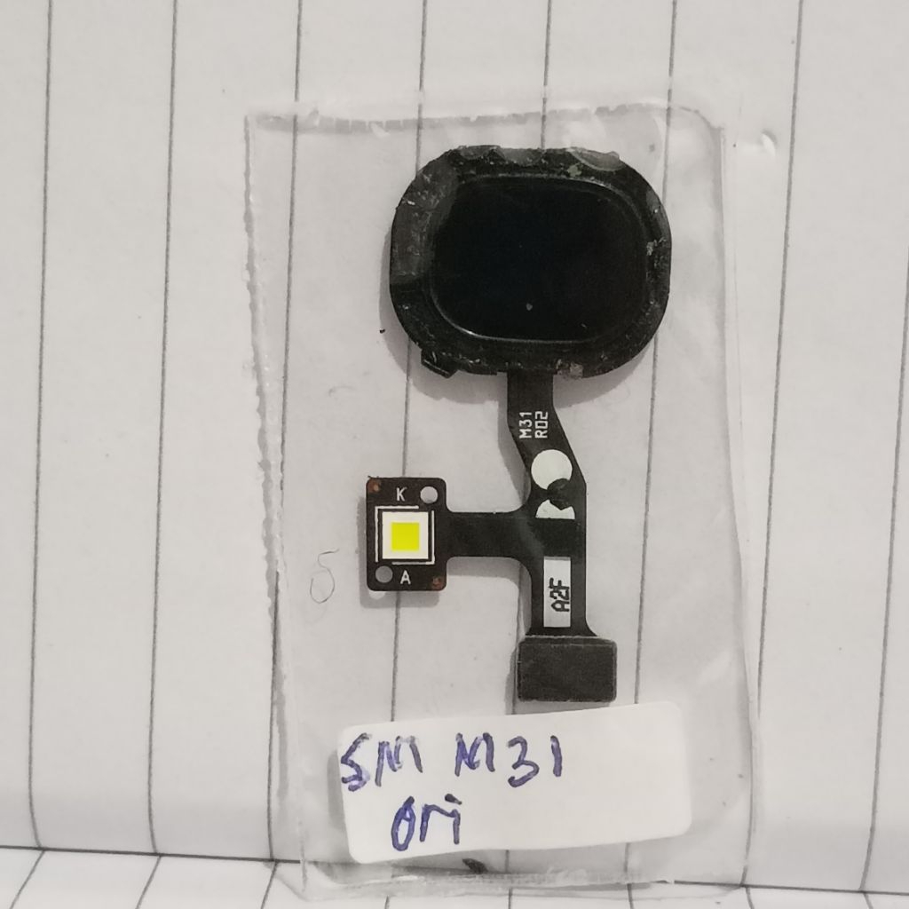 Sensor Fingerprint ORI Copotan Samsung Galaxy M31 | Kondisi Sensor Fingerprint Sudah Tes Normal