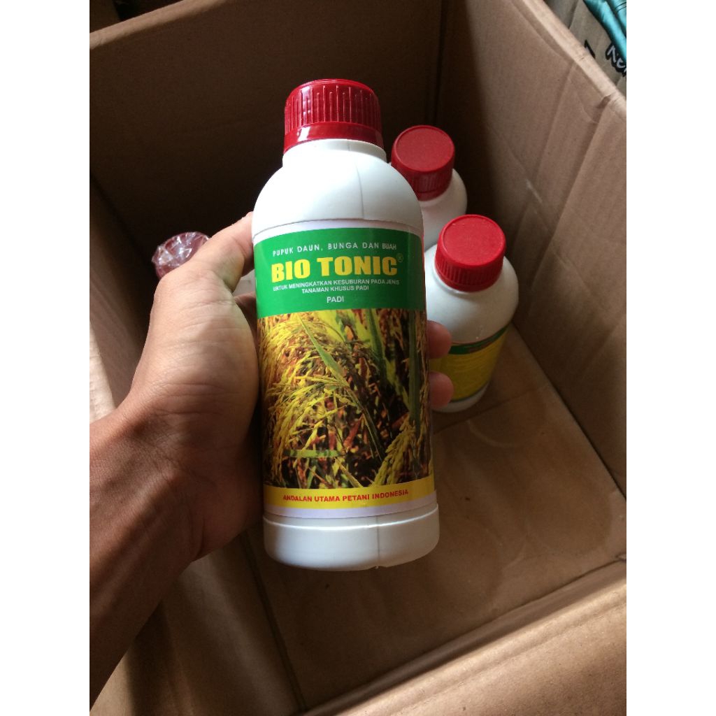 Bio Tonic Pupuk Cair - Pupuk Daun, Bunga dan Buah Khusus Tanaman Padi