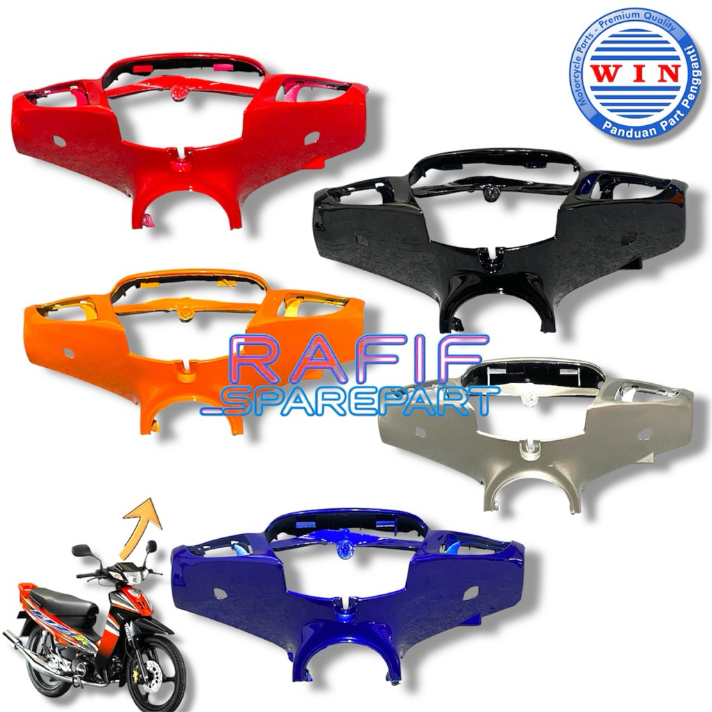FRONT HANDLE COVER l BATOK DEPAN FIZR KOPLING ALL WARNA HITAM MERAH ORANGE SILVER BIRU ORIGINAL WIN