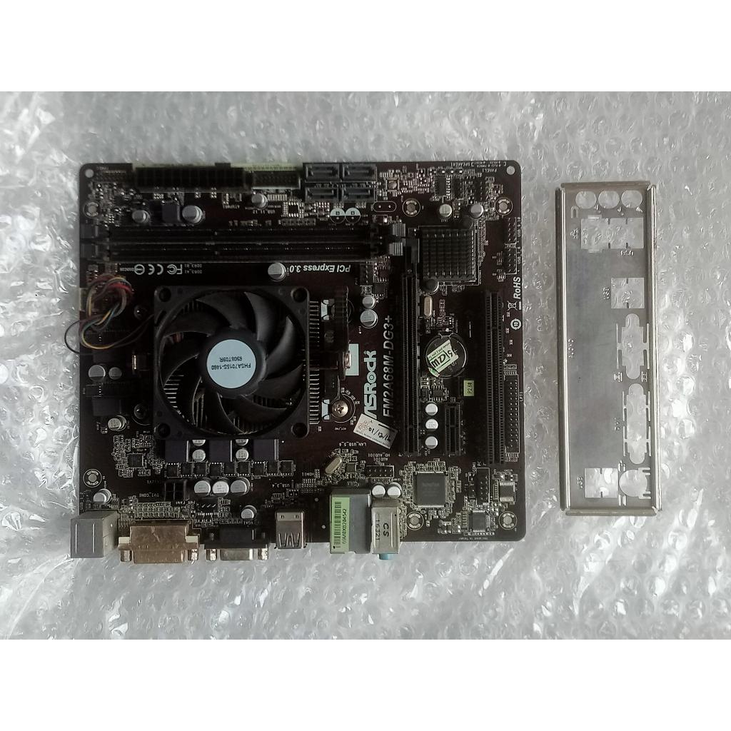 MOTHERBOARD PC DESKTOP ASROCK FM2A68M-DG3+ AMD A4 6300 APU