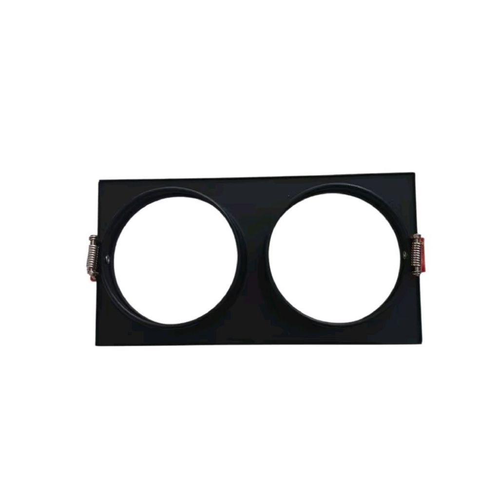 Kap Housing Downlight 2 Lubang Warna Hitam - NICOS