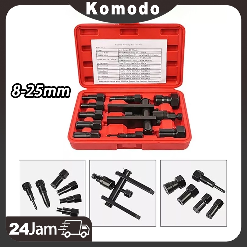 10pcs Tracker Bearing Puller Set Treker Pencabut Bearing Set Treker Pembuka Bearing Pembongkaran Sep