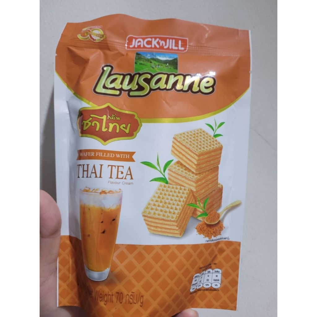 Jack n Jill Wafer Thai tea Thaitea Snack Bkk Thailand