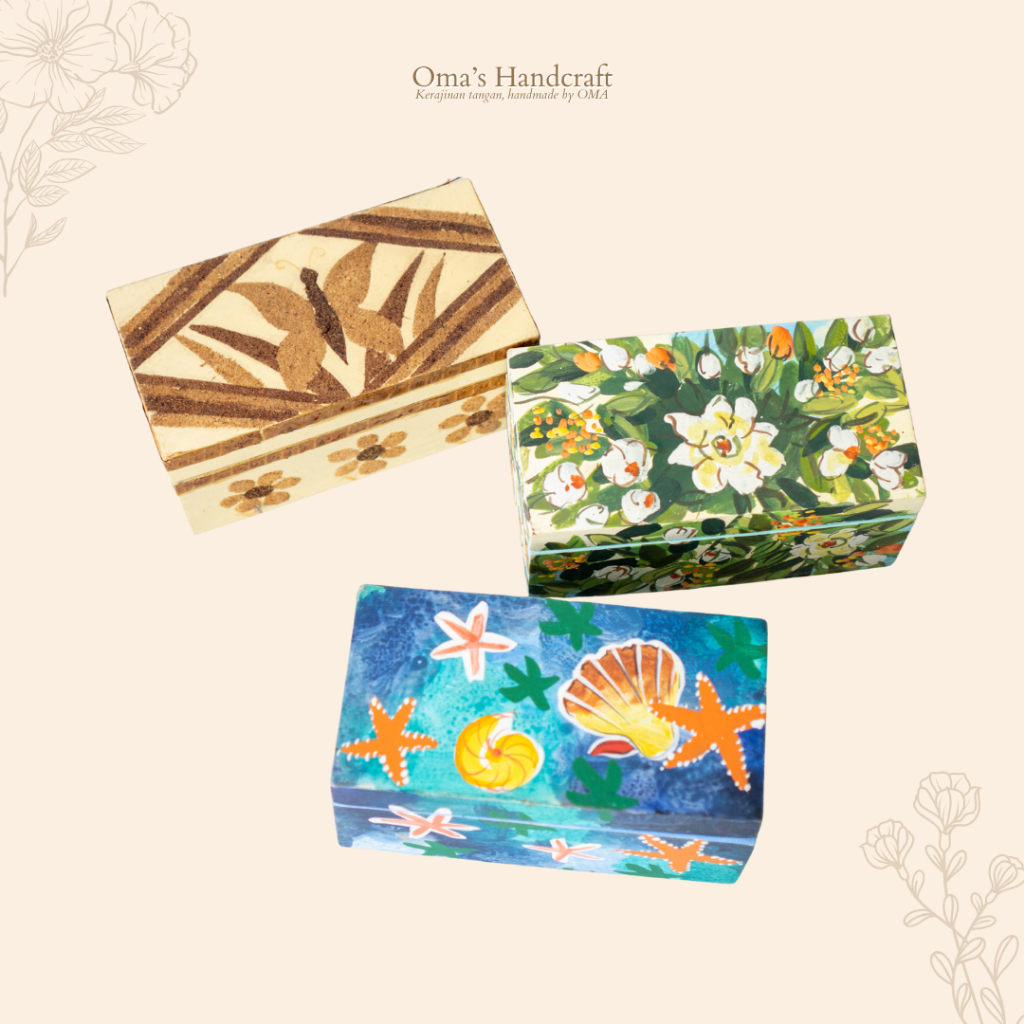 JEWELRY BOX / KOTAK PERHIASAN KAYU / KOTAK PENYIMPANAN SERBAGUNA KAYU / WADAH KAYU