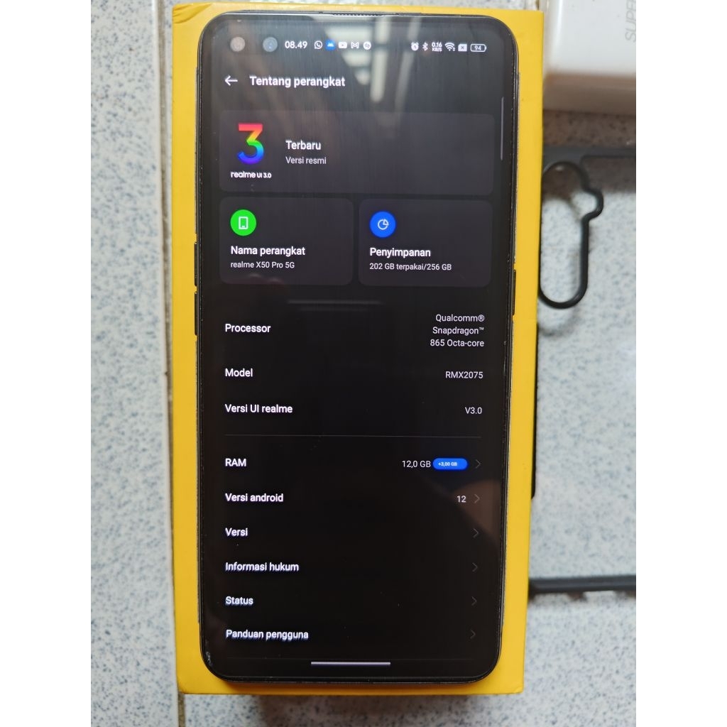 REALME X50 PRO 5G SECOND 12/256