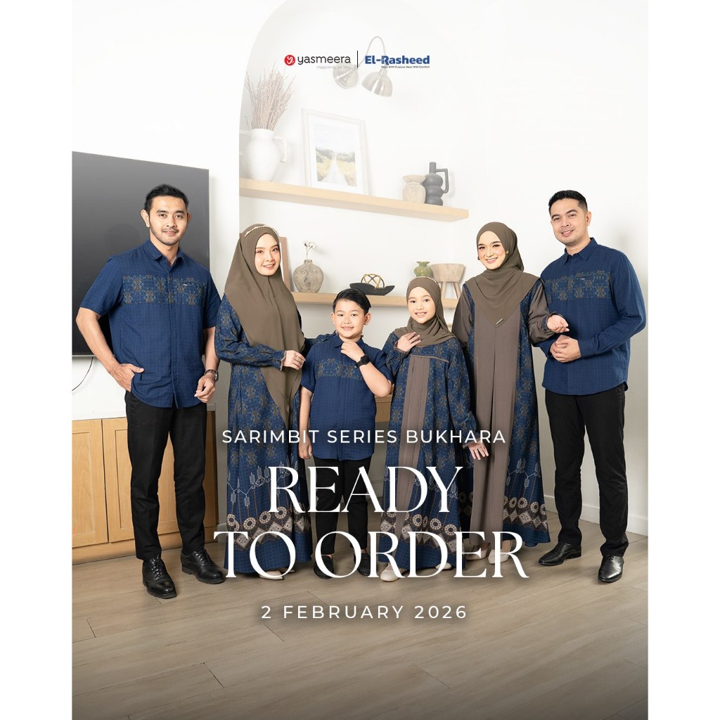 YASMEERA BUKHARA (Navy) | SARIMBIT SERIES 2026 | SARIMBIT YASMEERA X EL-RASHEED 2026 - SARIMBIT PREM