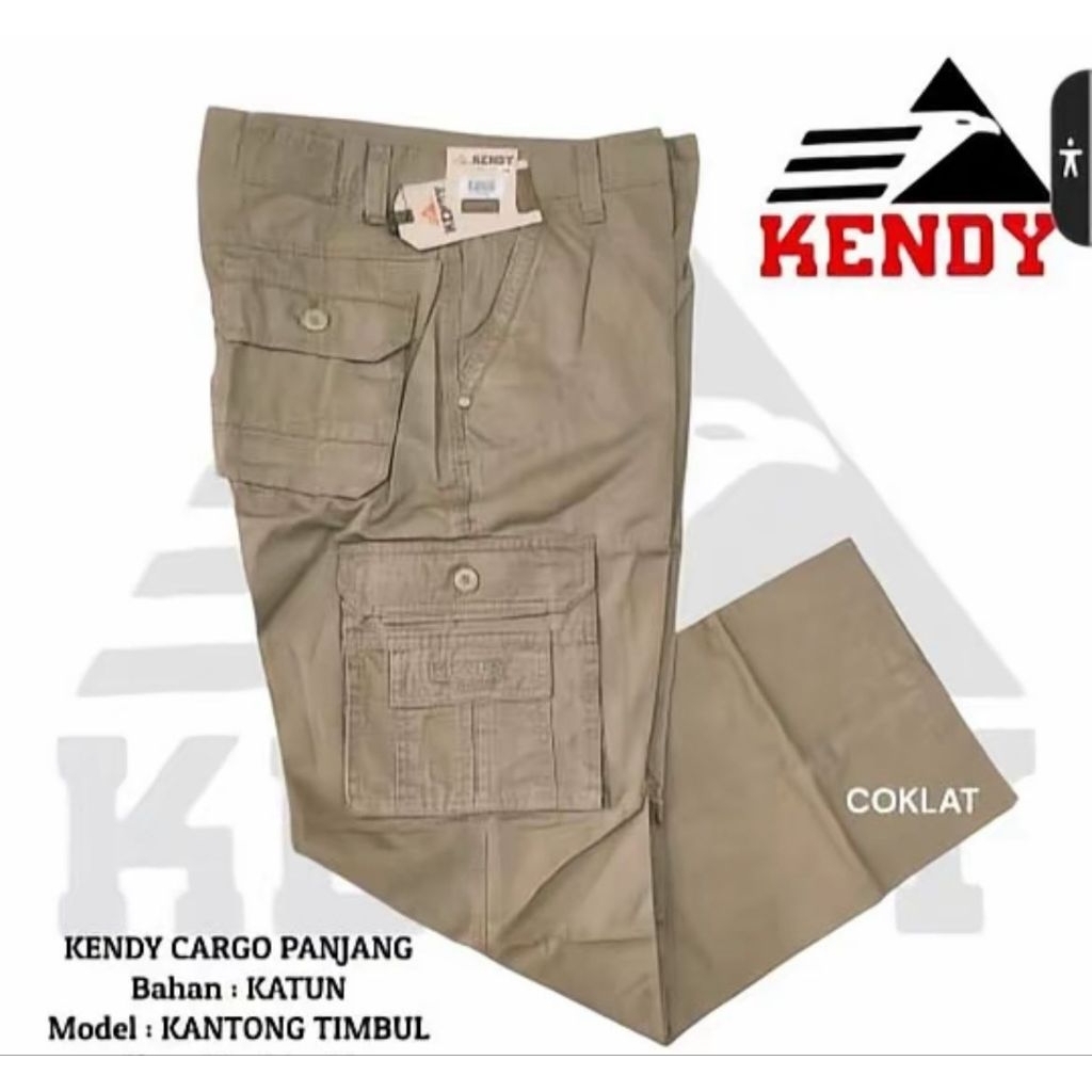 [NEW ARRIVAL] [KENDY CARGO] Celana panjang cargo Kendy original /celana gunung banyak saku Awet & Be