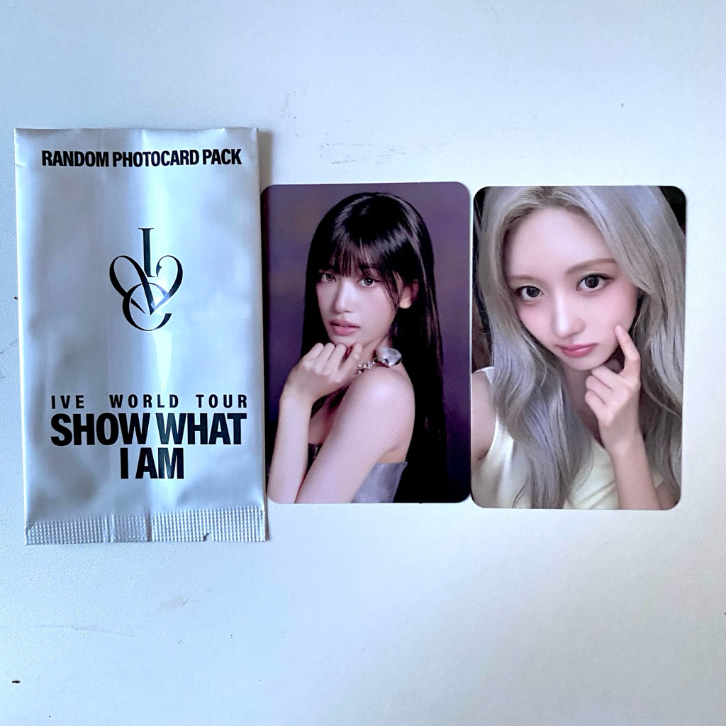 PC IVE WORLD TOUR SHOW WHAT I AM HAVE PP PHOTOCARD PACK OFFICIAL GAEUL LEESEO WONYOUNG YUJIN LIZ REI