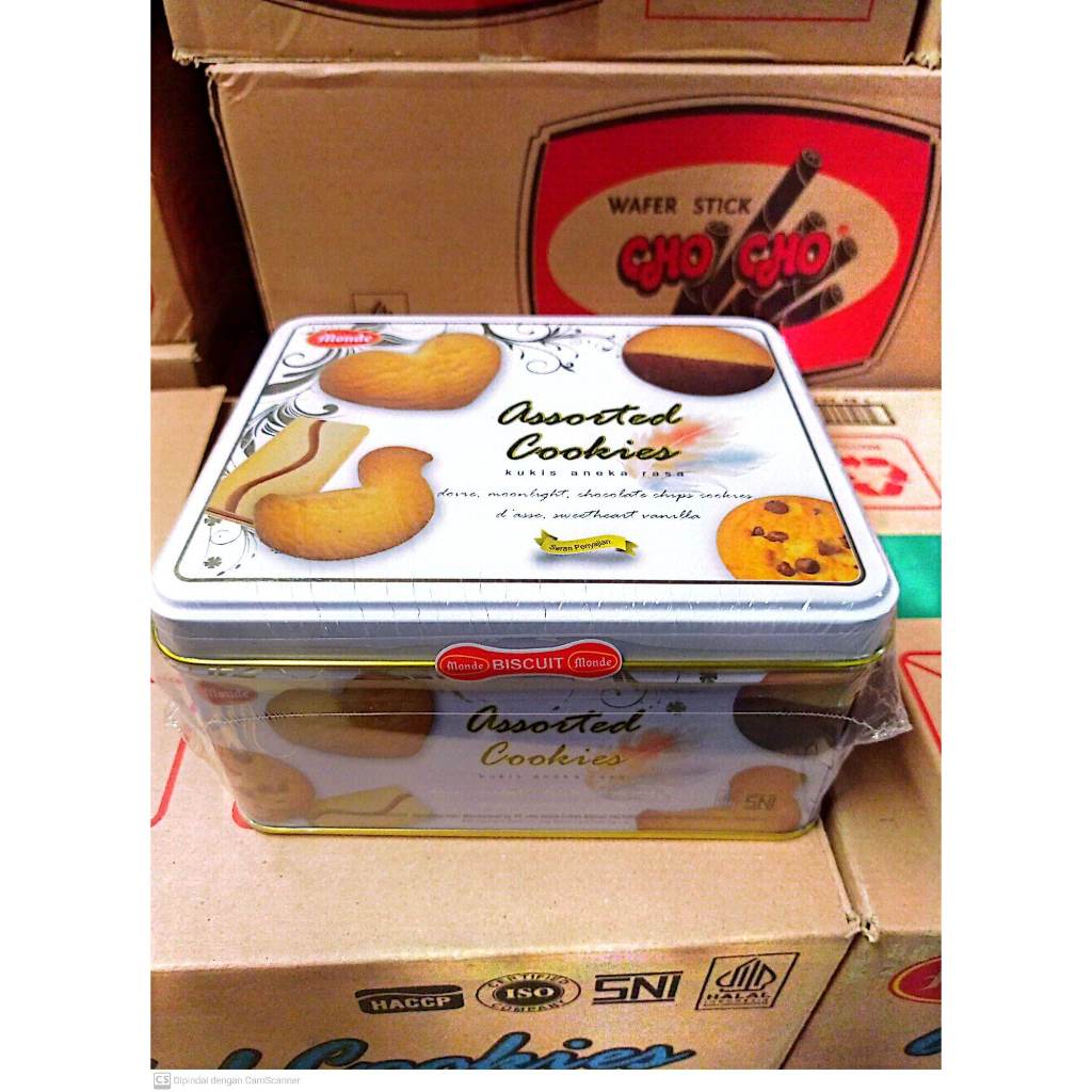 Monde Assorted Biscuit 320gr/ Monde kaleng / Monde Assorted Cookies kaleng