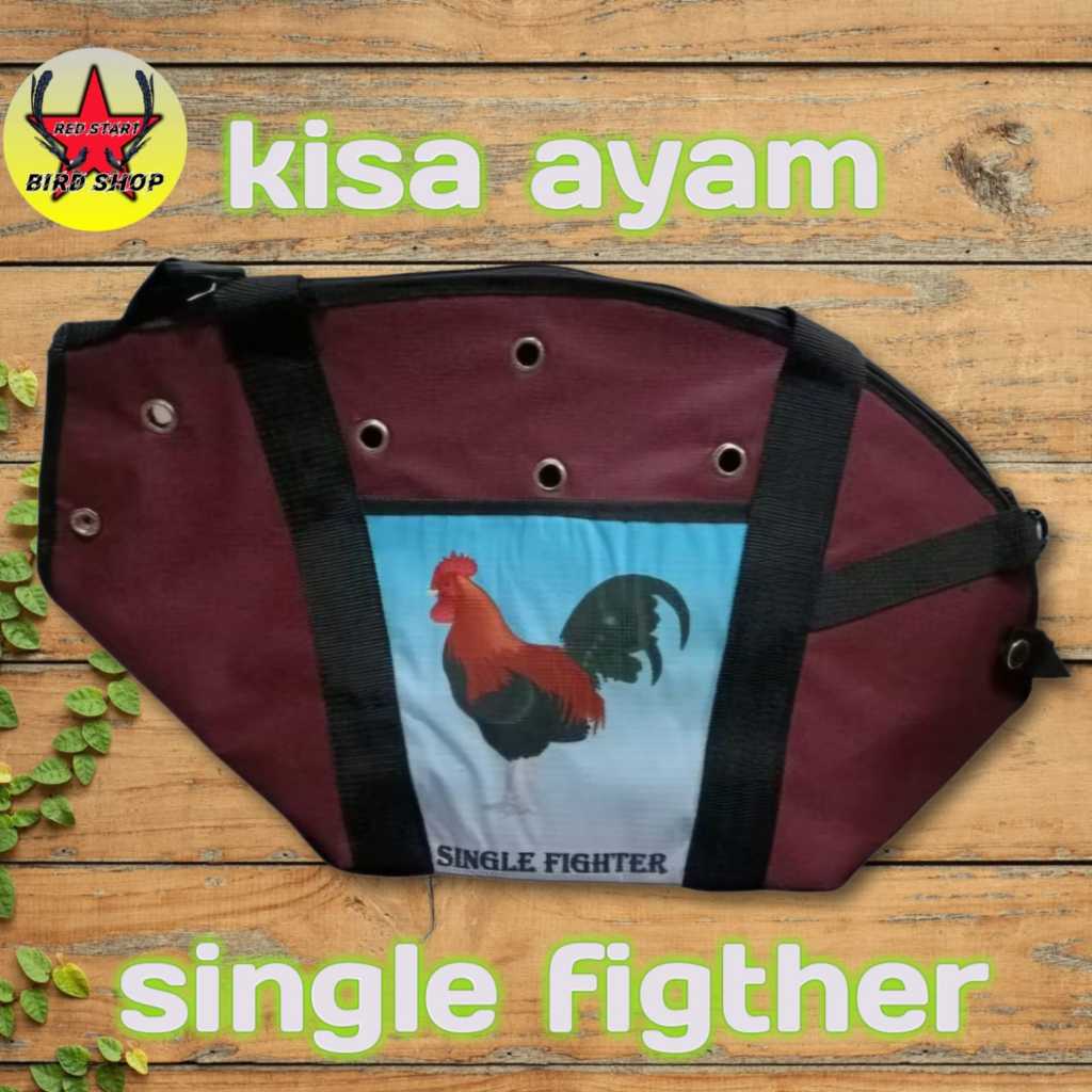RED START TAS KISO AYAM JAGO KOPRAL TAS AYAM ADUAN KISA WADAH AYAM SELEMPANG JINJING BAWA HEWAN BEBE