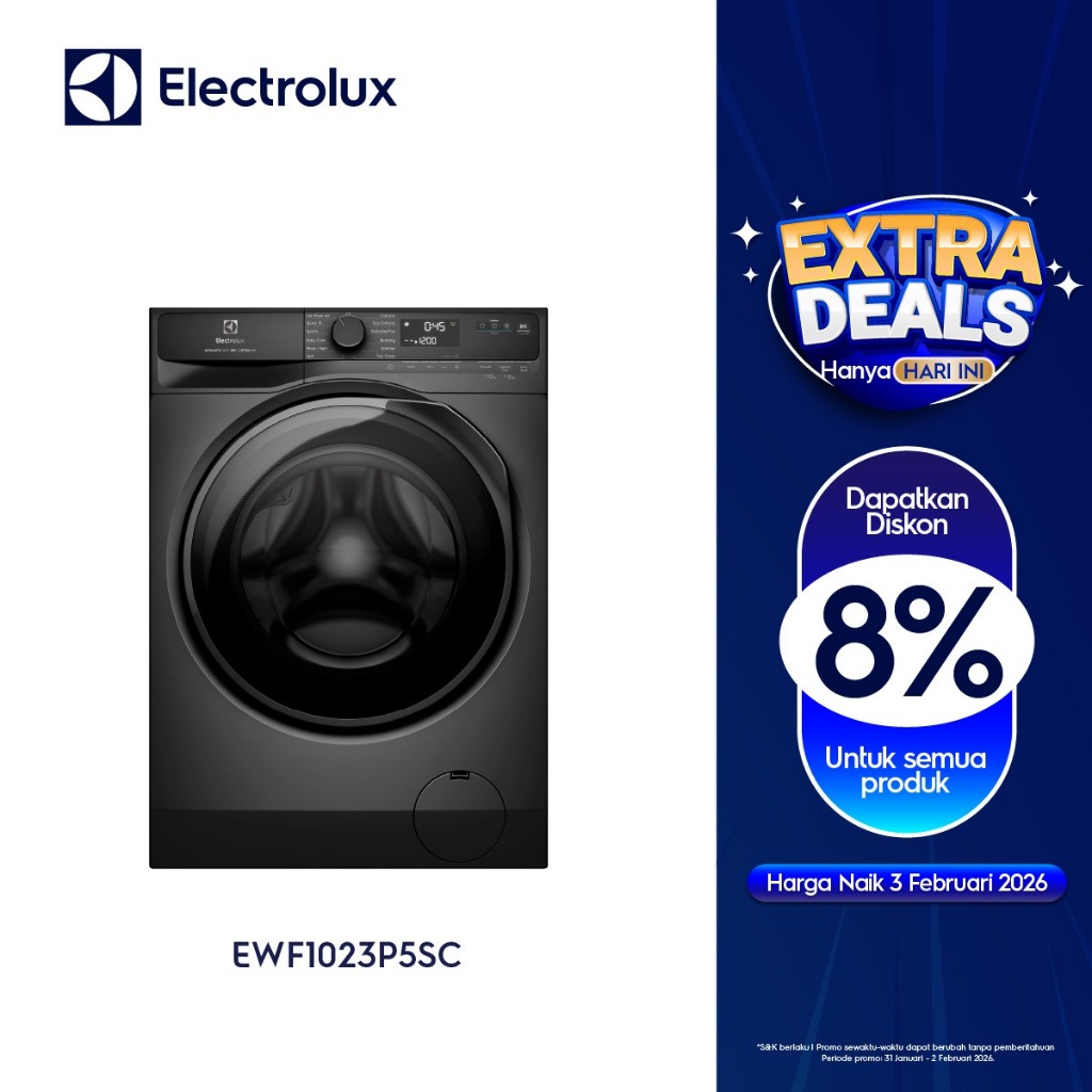 ELECTROLUX EWF1023P5SC Mesin Cuci Front Loading UltimateCare 500 - 10Kg
