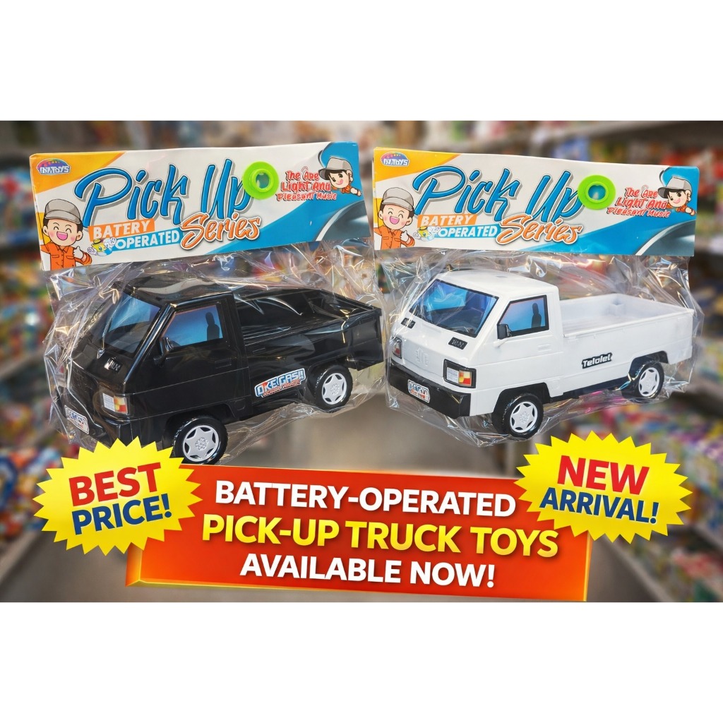 Mainan anak mobil L300 batre jalan oleng