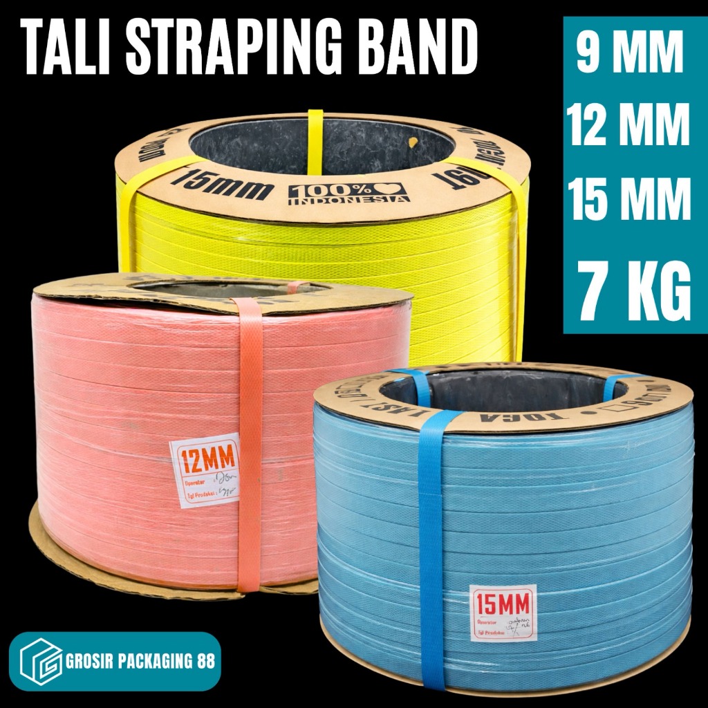 7 KG - Tali Strapping Band 9MM 12MM 15MM