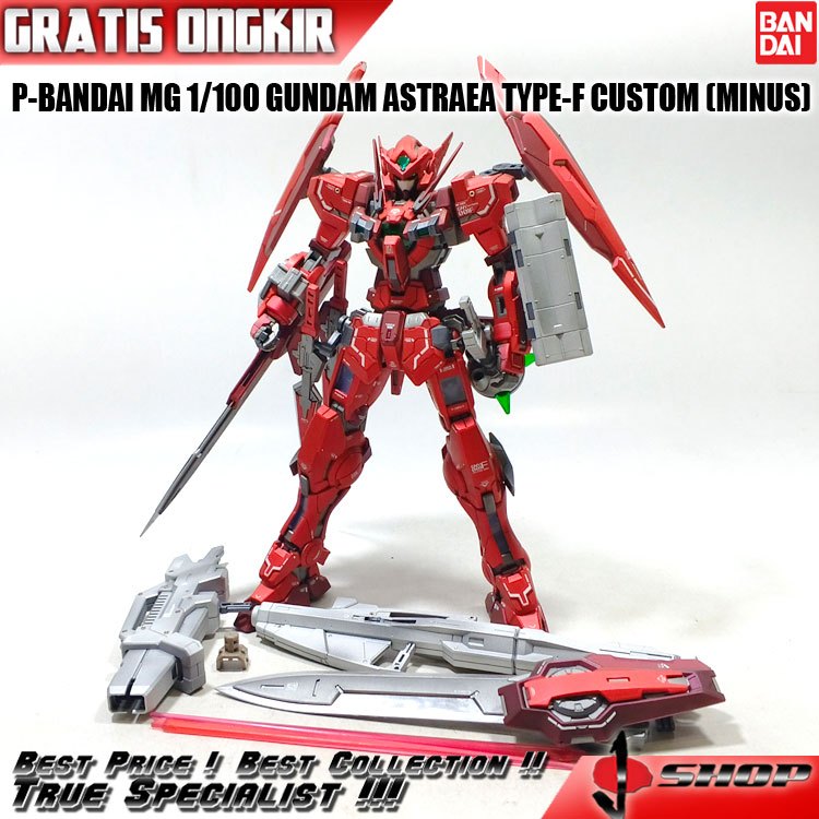 P-BANDAI MG 1/100 GUNDAM ASTRAEA TYPE-F CUSTOM LTDMG377