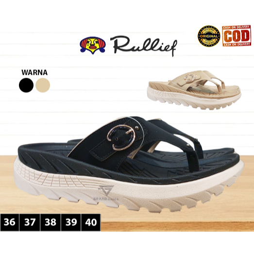 RULLIEF RULLIEF sendal sandal jepit kasual wanita perempuan dewasa murah original