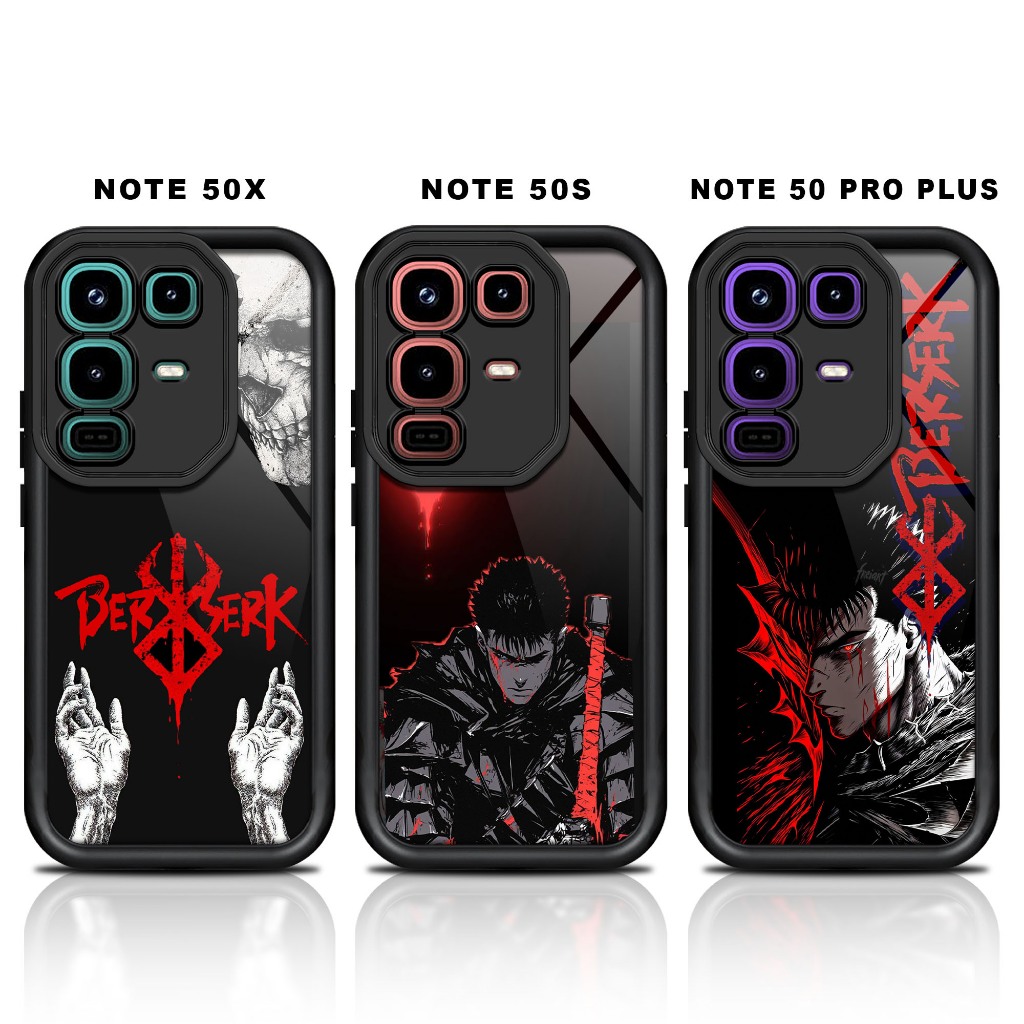 Softcase glossy INFINIX NOTE 50X 50S 50 PRO PLUS Casing Case Hp Silikon Protek kamera BERSERK