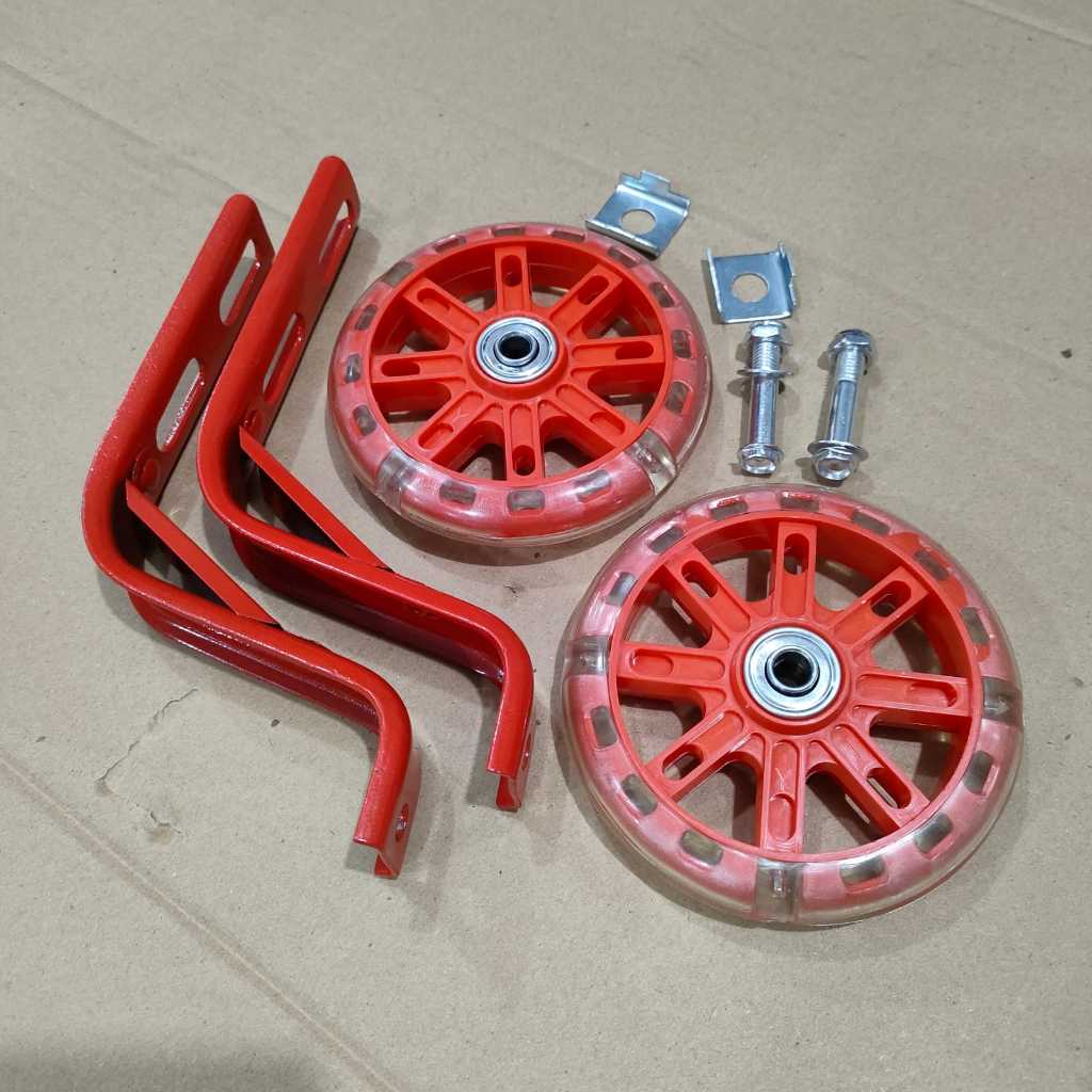 Exotic Roda Bantu Sepeda 12 Inch dan 16 roda Ssamping sepeda anak bisa nyala