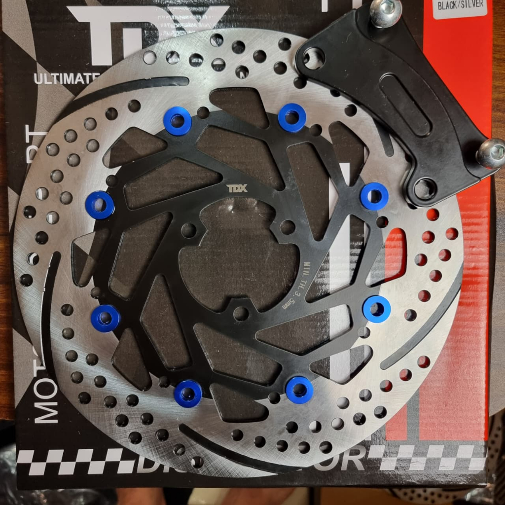 DISC BREAK CAKRAM 260MM PLUS BRECKET DISC DEPAN MIO J 3 LUBANG MODEL FLOATING