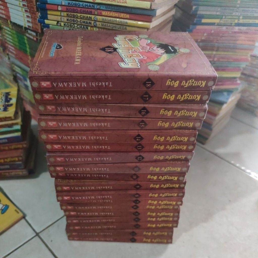 Komik Kung Fu Boy Premium full set tamat 1-18 original Elex media