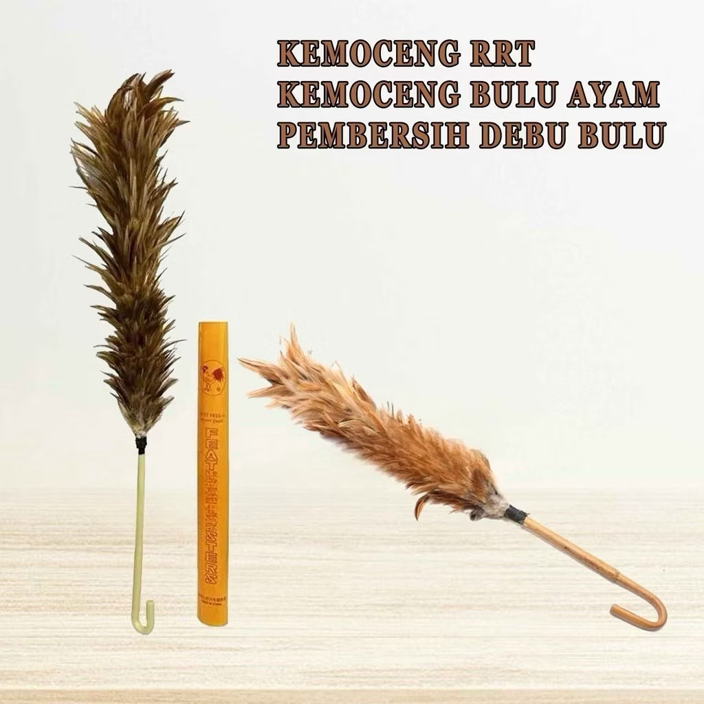 Kemoceng Bulu Ayam Feather Dusters Premium