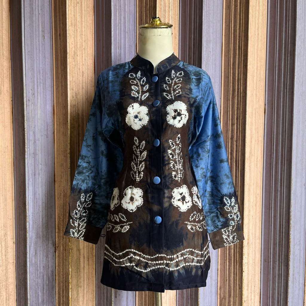 Baju Blouse Sasirangan Wanita