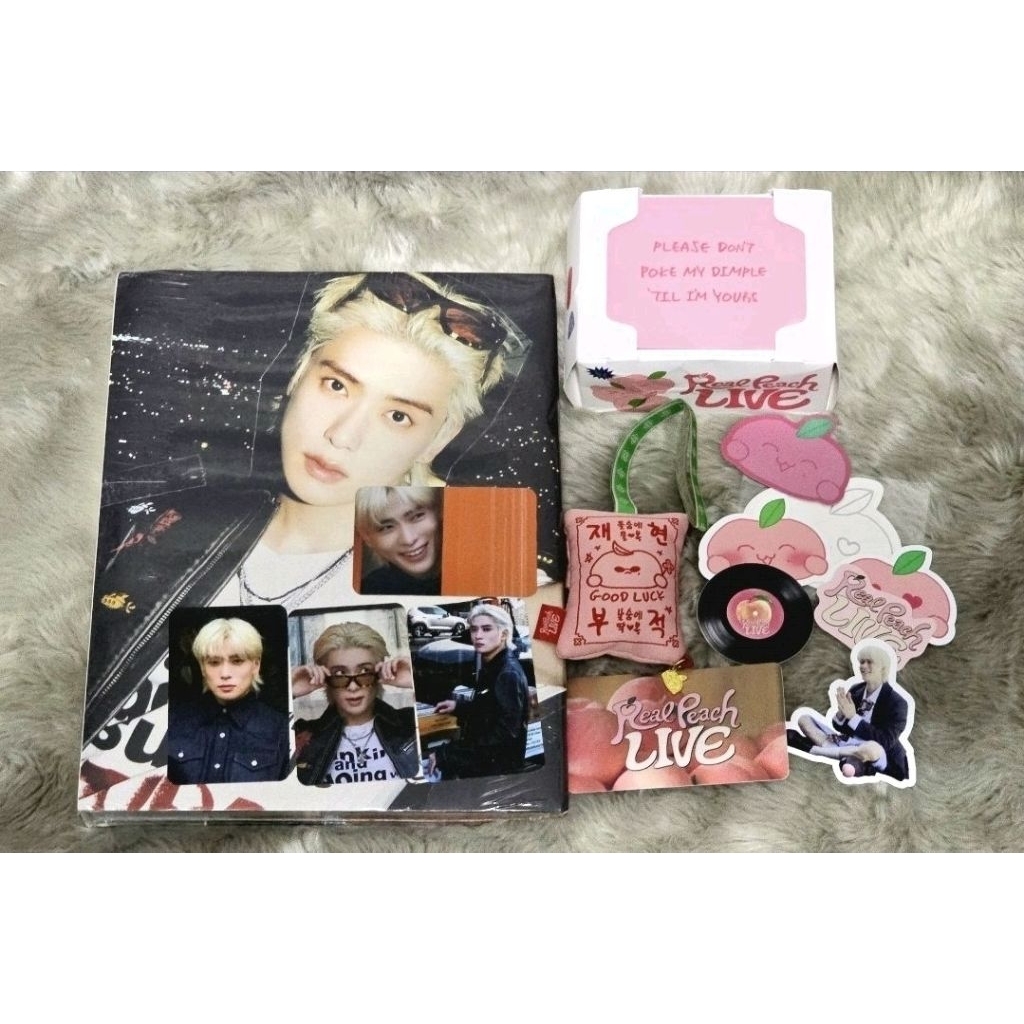 [Ready] Jaehyun The 1st Photobook From J: Love Across the Miles POB Kakao + Live Peach Set