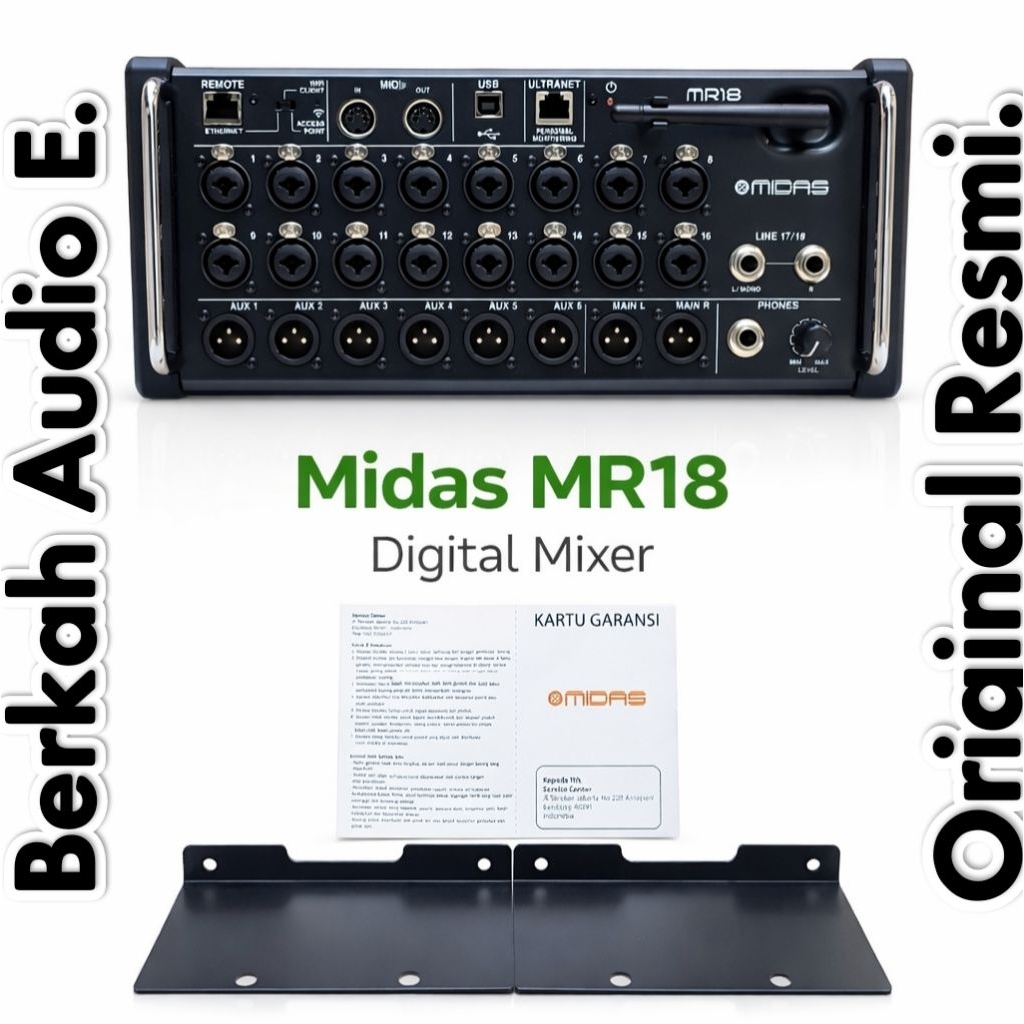 Mixer Audio Tablet Controller Digital Midas MR 18 Original