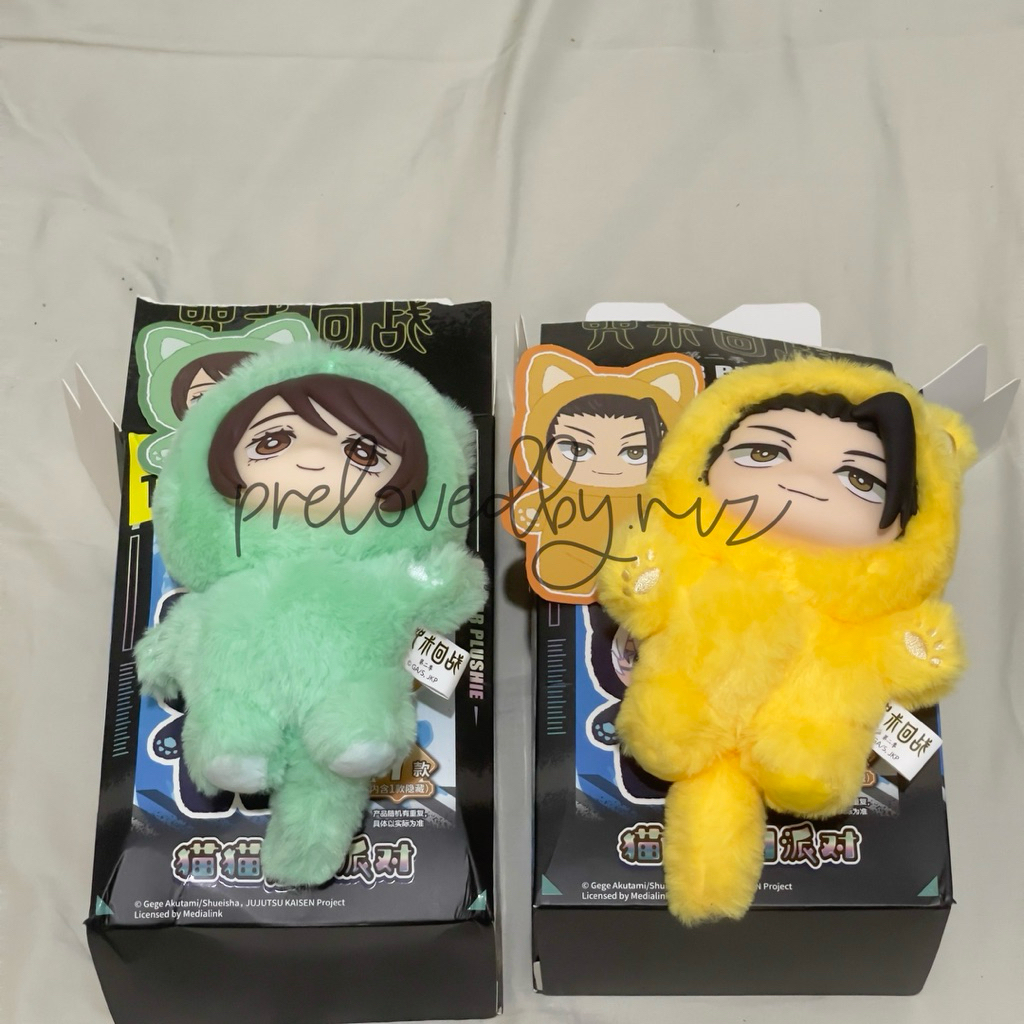 [unsealed] Blindbox Jujutsu Kaisen Cat Ear Keychain Plushie (Gantungan Kunci Jujutsu Kaisen) ORIGINA