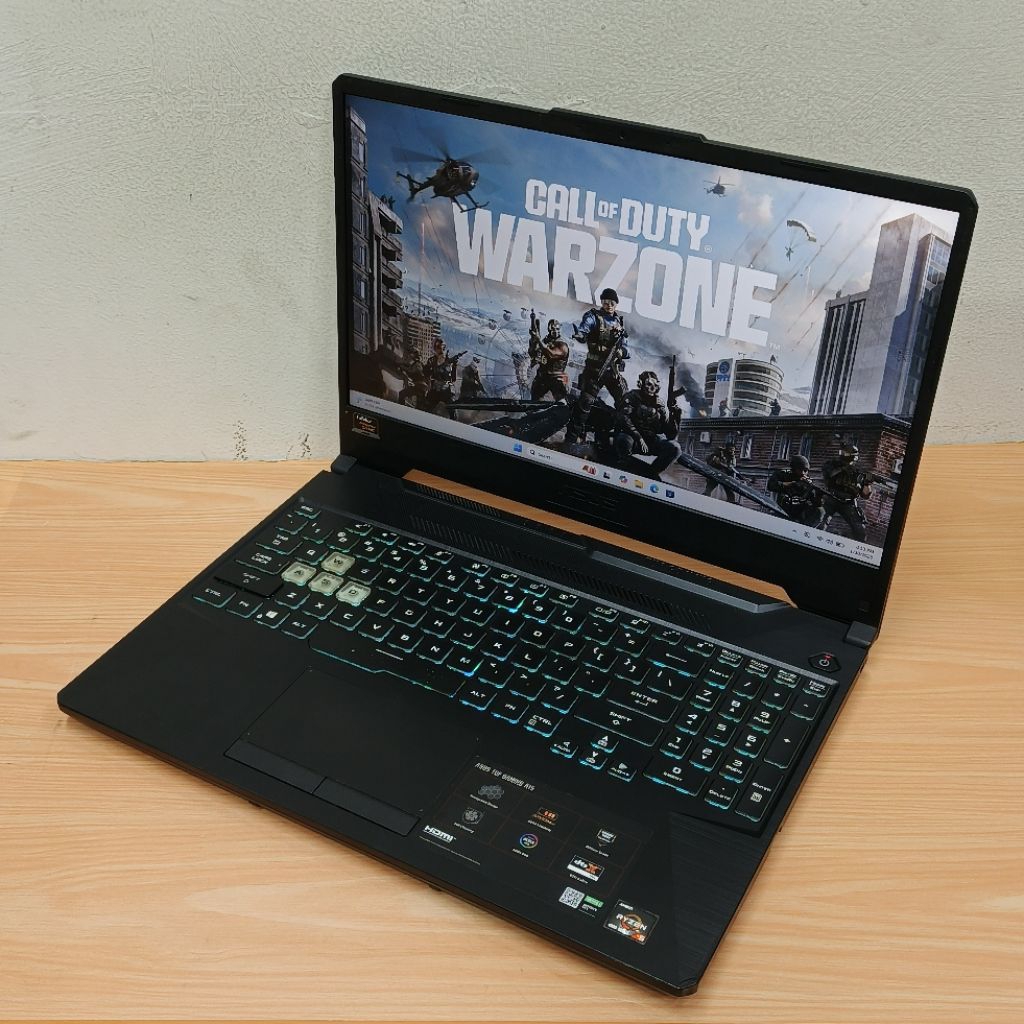 Laptop Gaming ASUS TUF A15 FA506IHRB AMD Ryzen 5 4600H with Radeon Graphics Ram 8Gb/SSD 512Gb Vga Re