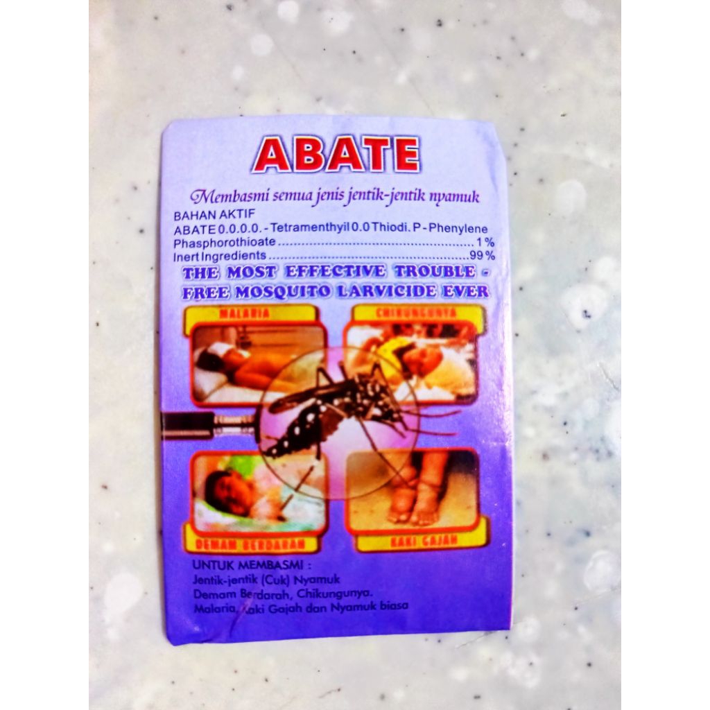 Abate pembasmi jentik jentik nyamuk 1 gr