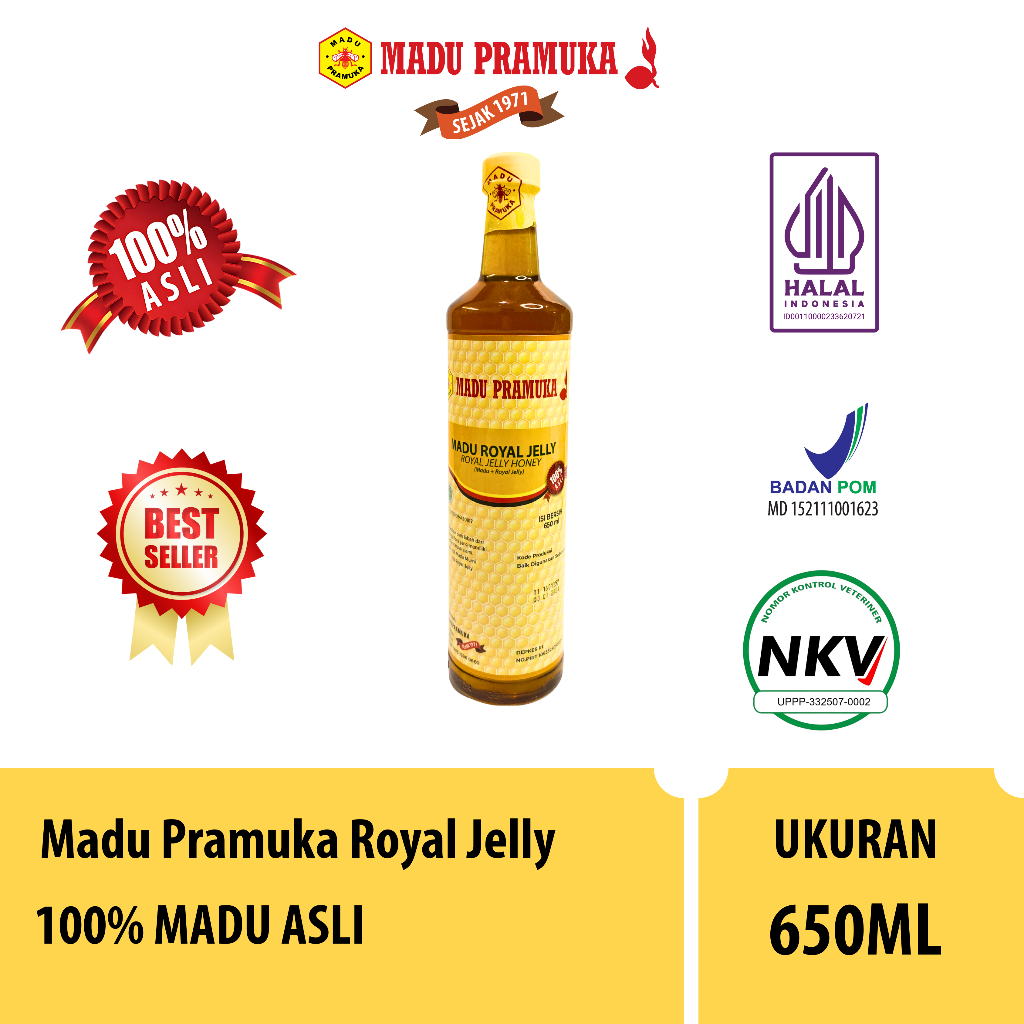 Madu Royal Jelly 650 ml 100% MADU ASLI
