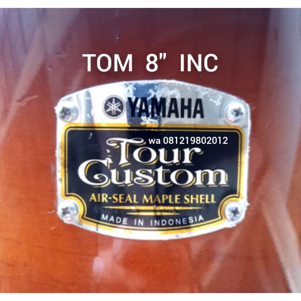 YAMAHA TOUR CUSTOM 8" TOM DRUM