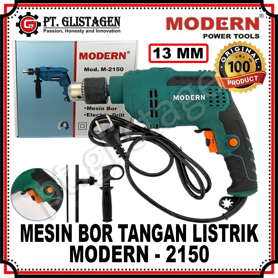 MODERN M2150 Mesin Bor Tangan Listrik 13mm Variable Speed M-2150 2150 ORIGINAL MODERN