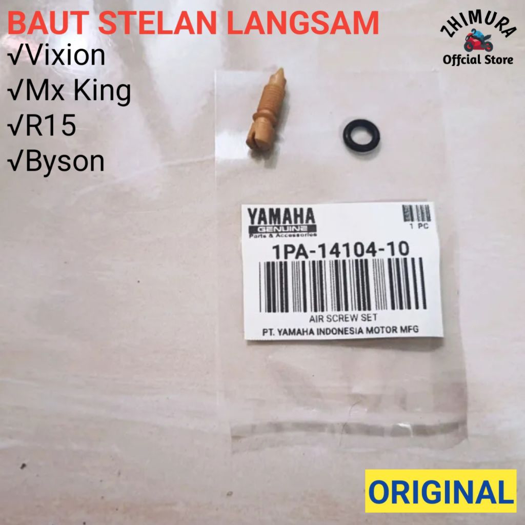 Baut Setelan Stelan Angin Langsam Injeksi Vixion R15 Byson Mx King ORIGINAL