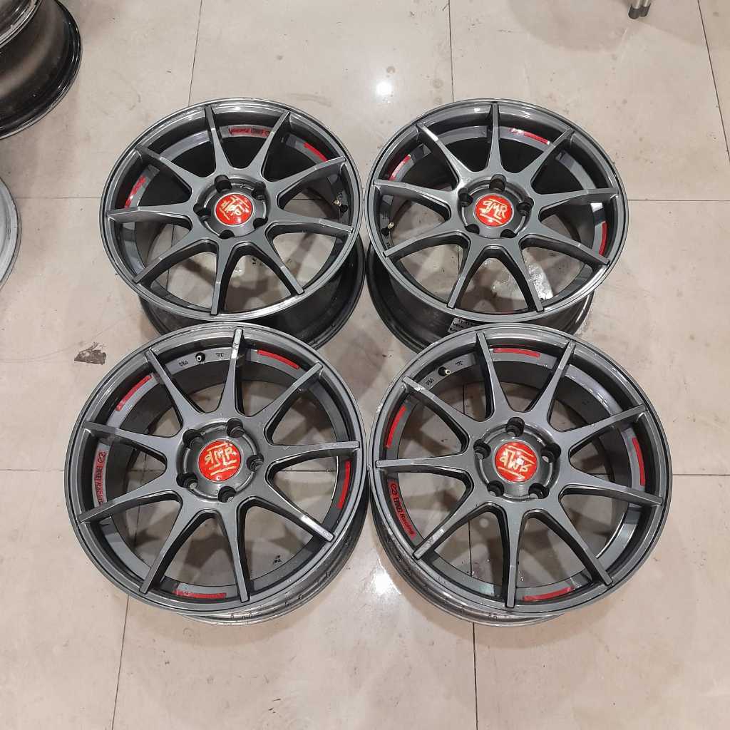 Velg Mobil Bekas Murah Racing Enkei Jari-Jari R17 Lebar 8 Et45 Pcd 5x114,3