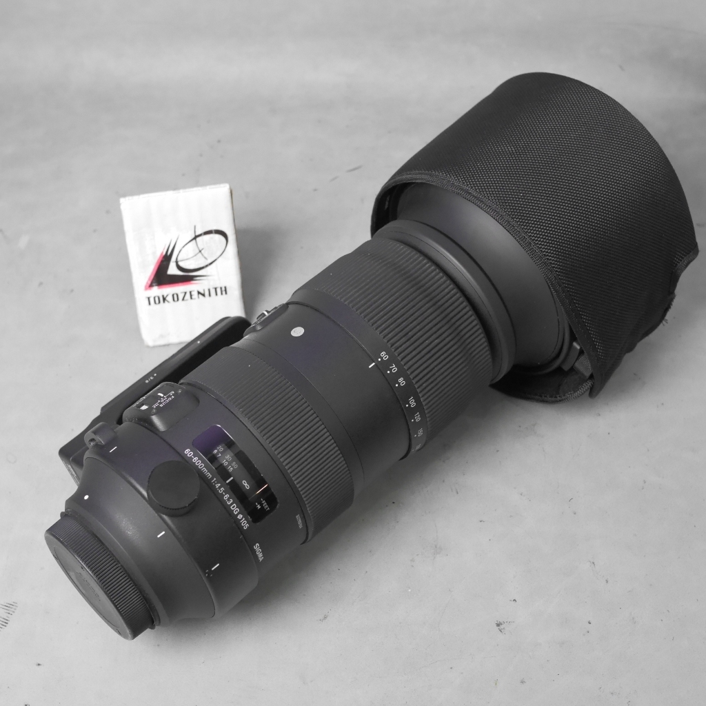 Sigma 60-600mm f4.5-6.3 DG For CANON - Lensa Tele sport - no 150-600mm-R02674