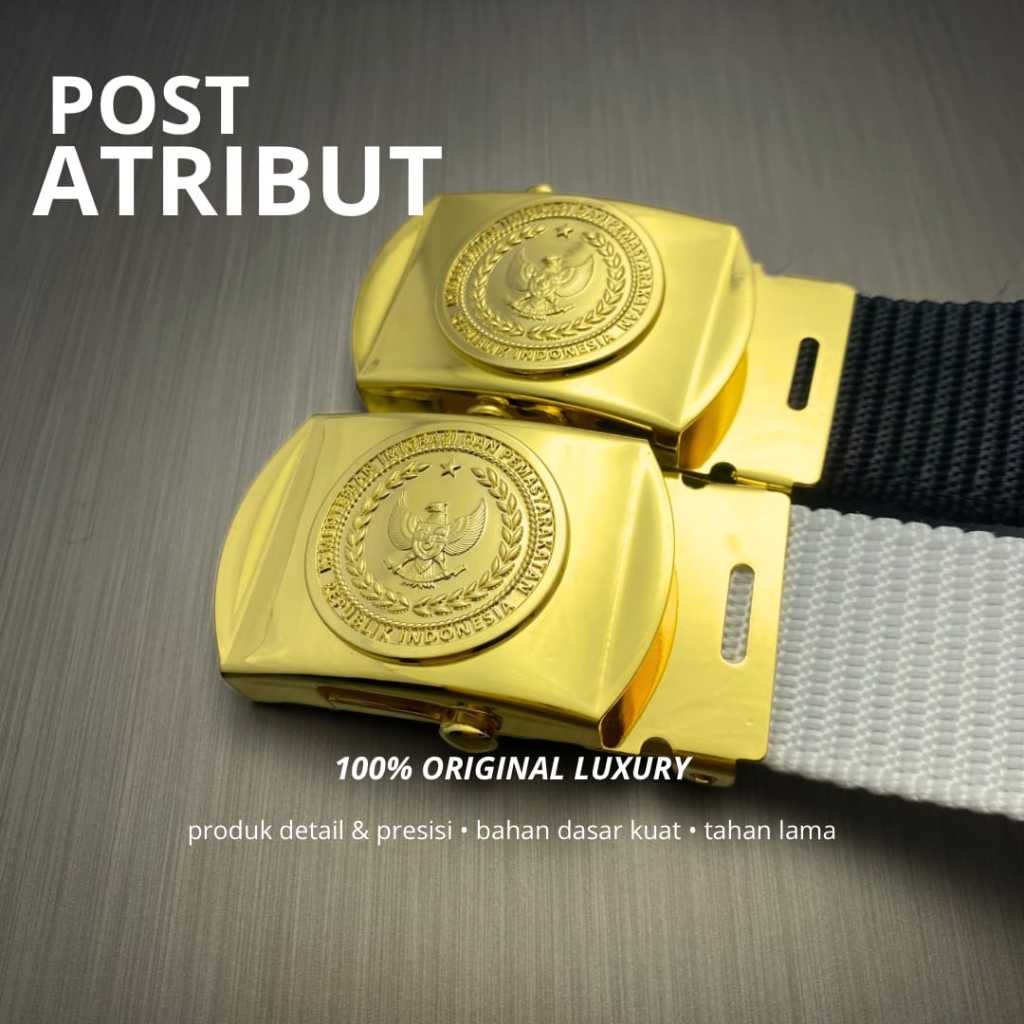 100% LUXURY Kepala Gesper KEMENIMIPAS Versi II / Set Gesper KEMENIMIPAS / Gesper KEMENIMIPAS / Kepal