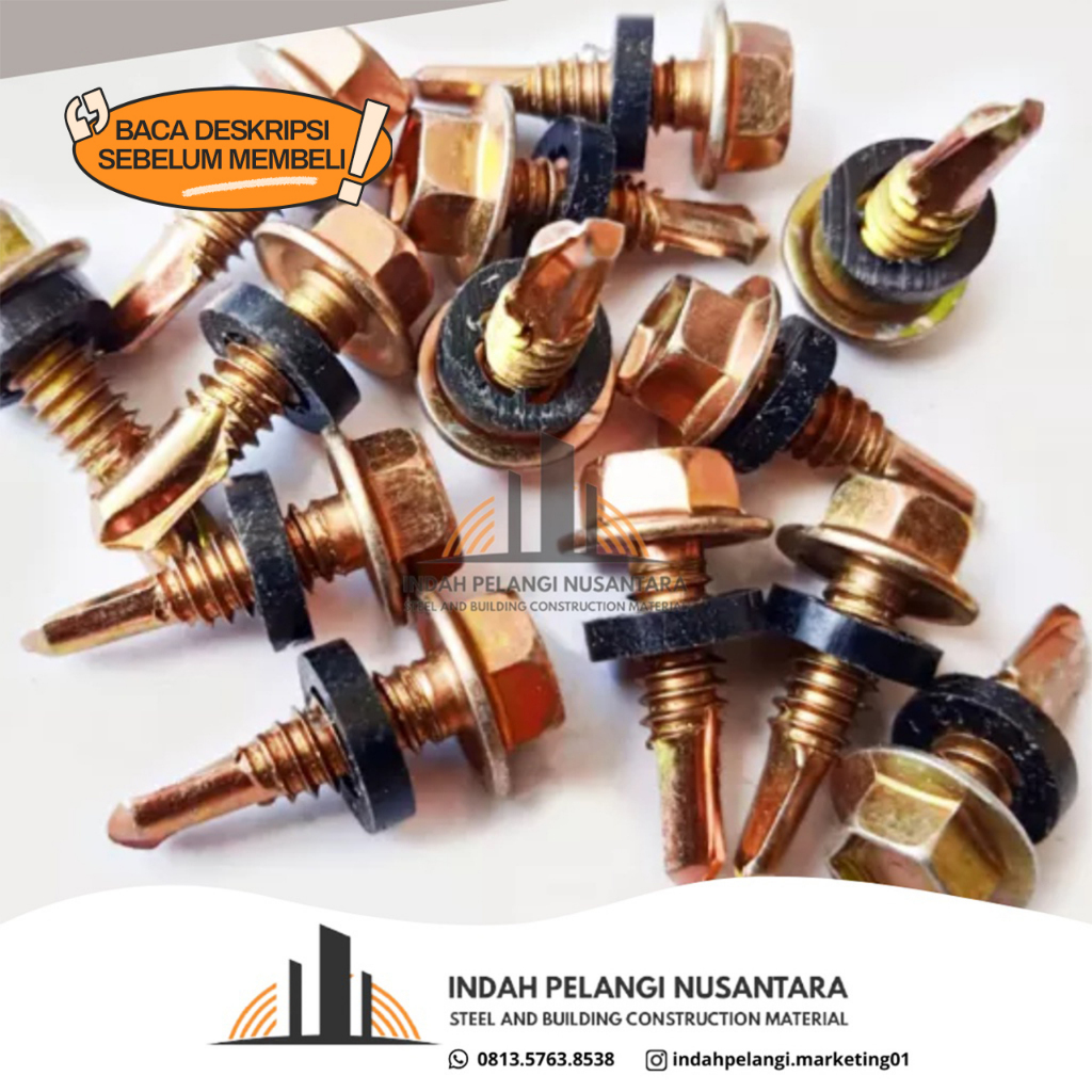 Sekrup Roofing Baja Ringan 12x20