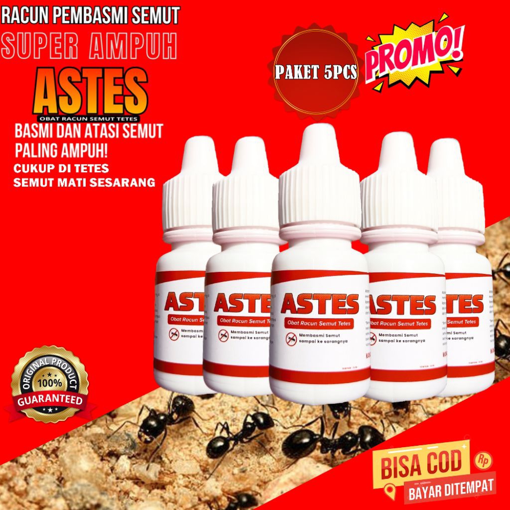 ASTES RACUN SEMUT TETES SUPER AMPUH | OBAT PEMBASMI SEMUT MERAH & RANGRANG