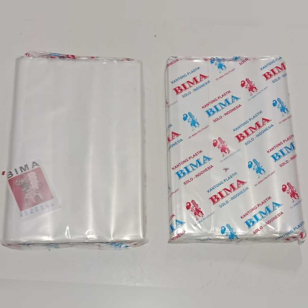 Plastik PP bening tebal 05 plastik keripik tebal / plastik kaku bening tebal / plastik makanan kerin