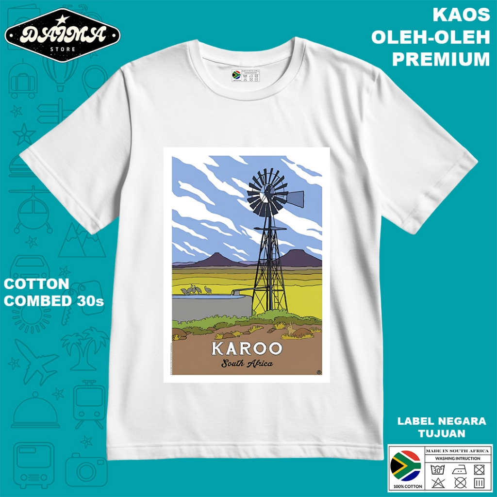KAOS OLEH OLEH AFRIKA 8 PAKAI TAG LABEL AFRIKA ASLI BAJU SOUVENIR PREMIUM GIFT